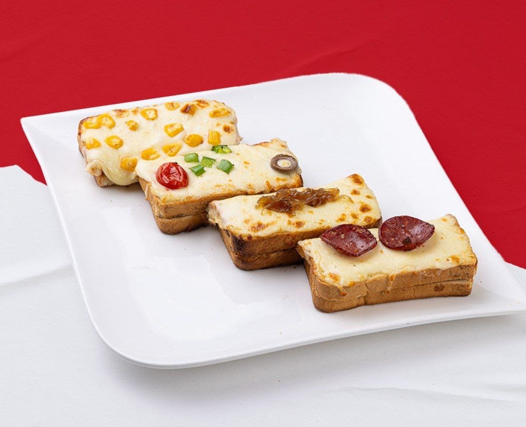 خبز ثوم ميكس 4 قطع