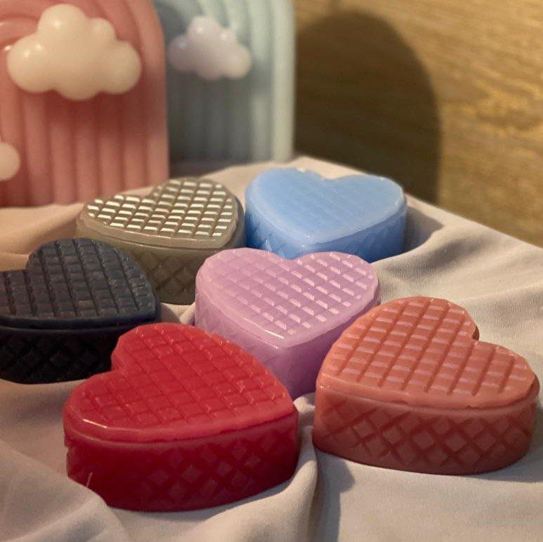 شمع شكل قلب