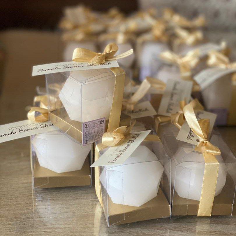 شمع شكل مضلع