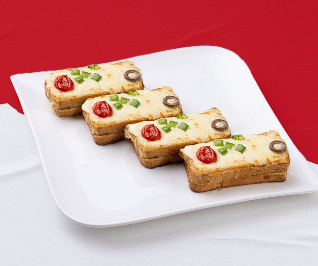 خبز ثوم فصول 4 قطع