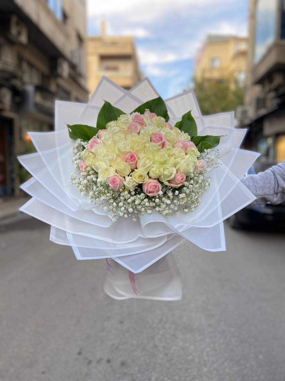 باقة ورد ملون 10 (دمشق_محافظات)